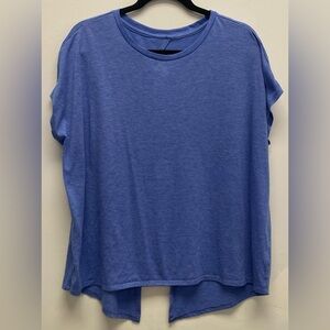 4 for $25 🍒 Spalding Casual Blue Women's Top Diamond Cut Back Size 1x
